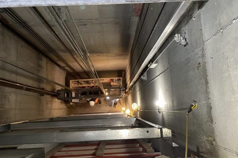 Gotham Elevator installation work